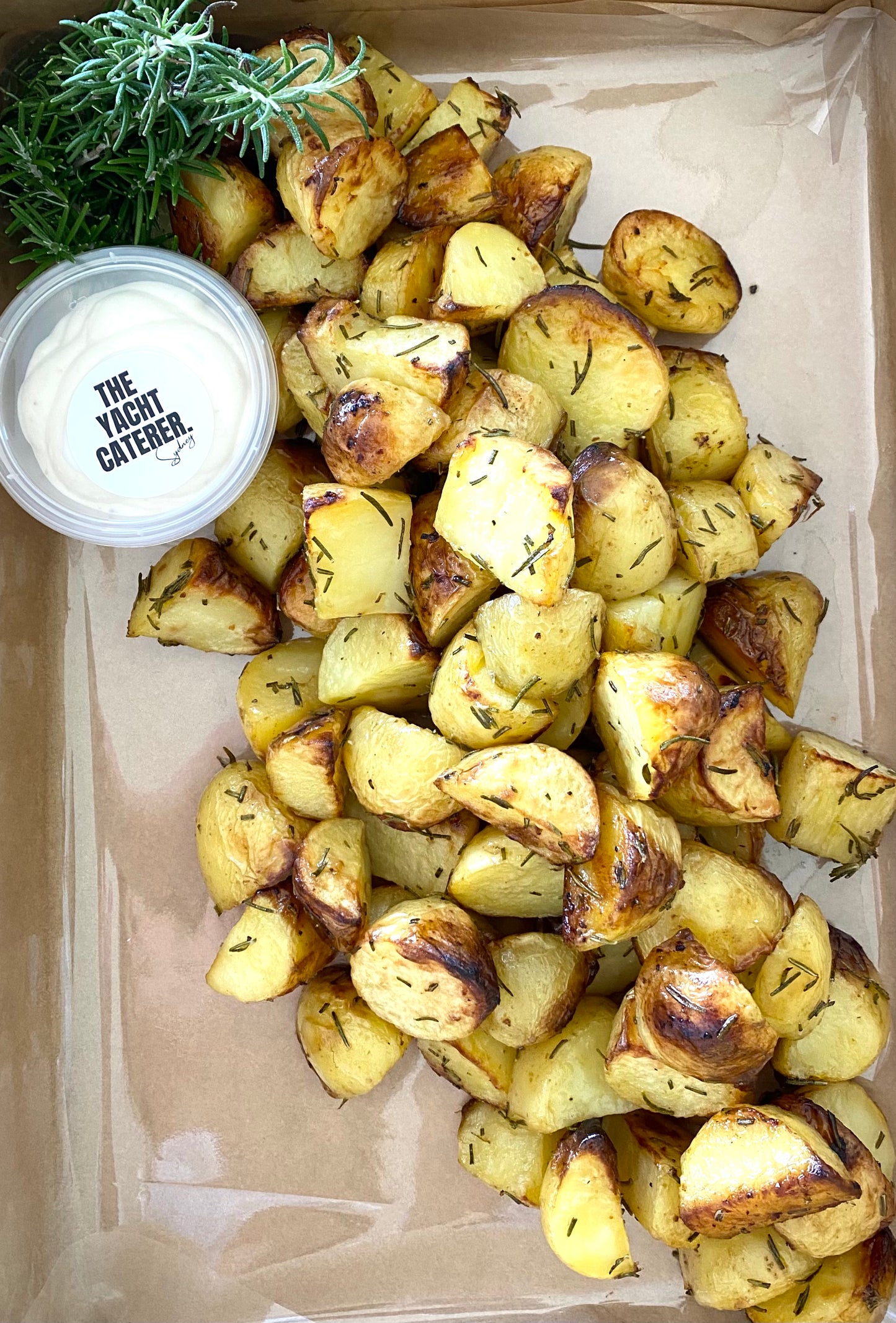 Rosemary Garlic Roast Potatoes
