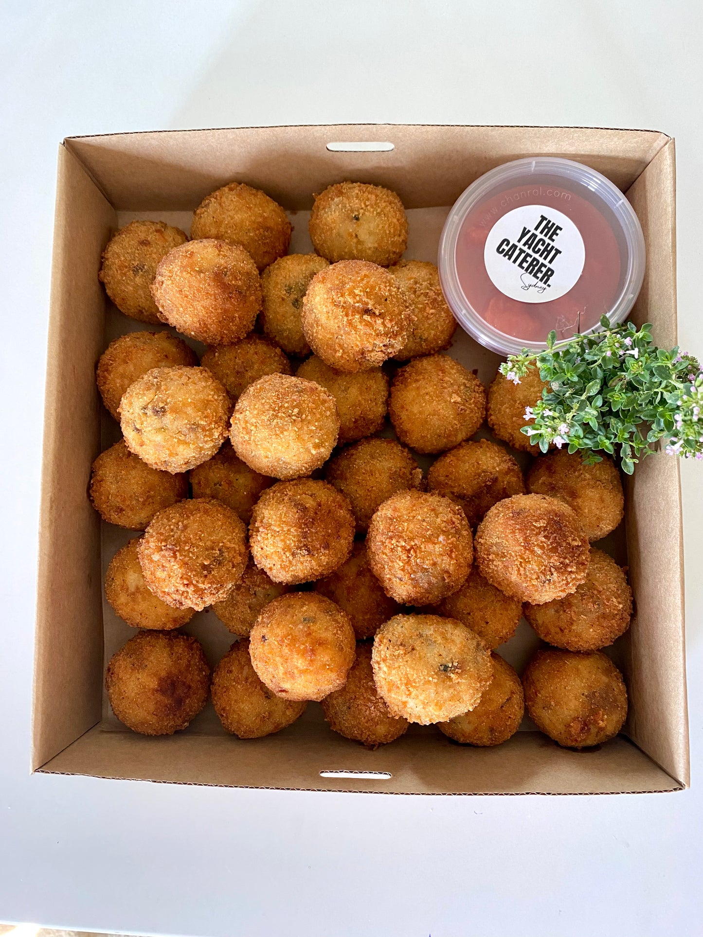 Mushroom Arancini w Arrabbiata Sauce